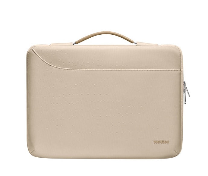 tomtoc Recycled Collection - Defender-A22 Laptop Briefcase 14-inch MacBook Pro in Khaki