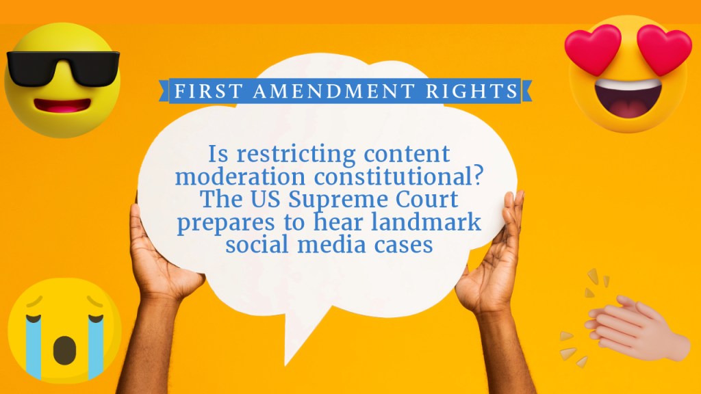Should social media platforms decide for themselves what content goes on their sites and what can be removed?
The first amendment extends to social media